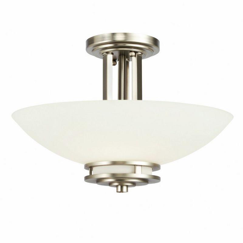 Hendrik Glass Semi Flush Mount