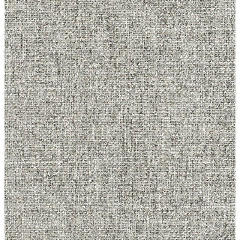 Medium Storage Bench with Metal Legs Gray Woven - HomePop