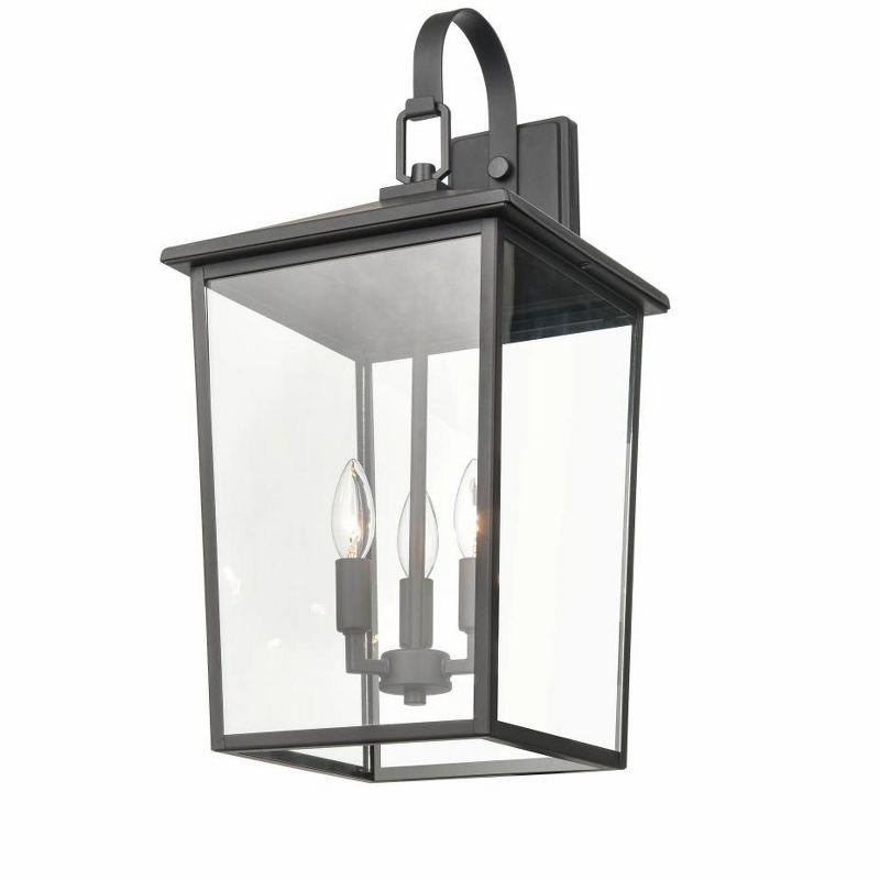 Messerly 3 Light 24" Tall Outdoor Wall Sconce