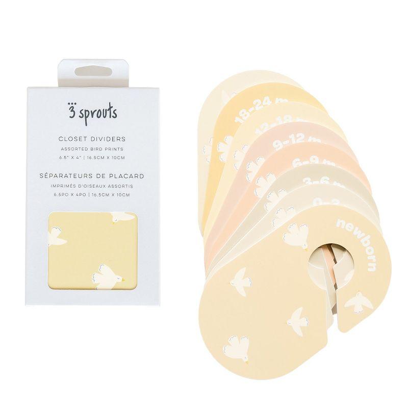 3 Sprouts 3 Sprouts Baby Closet Dividers (Newborn To 24 Months) – Pack Of 8