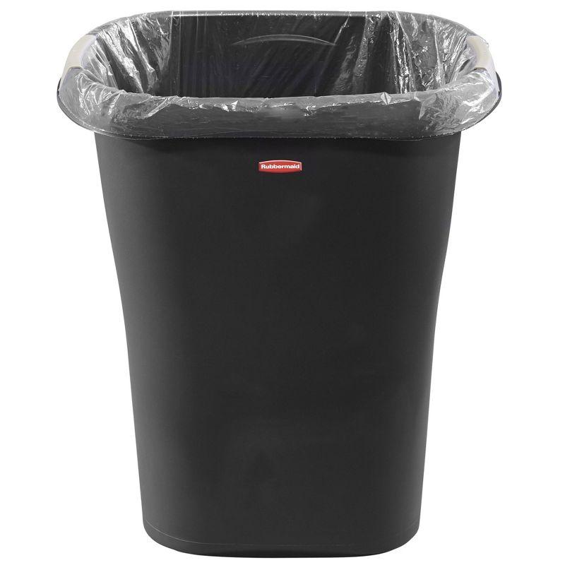 Rubbermaid Commercial Products Plastic Open Kitchen Trash Can - 8 Gallons