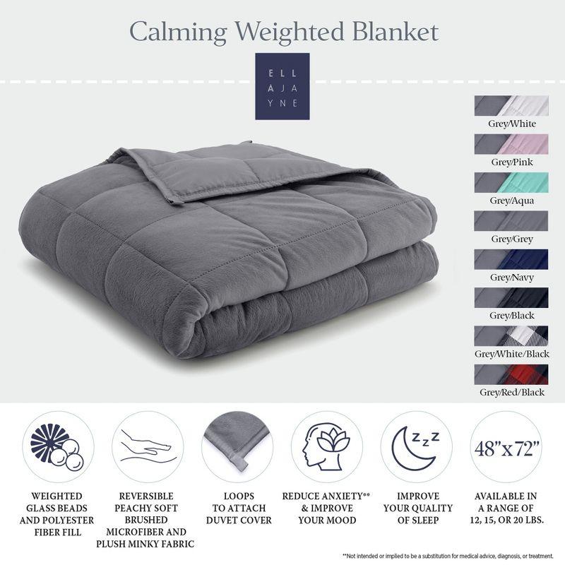 Ella Jayne Home Reversible Weighted Anti-Anxiety Blanket