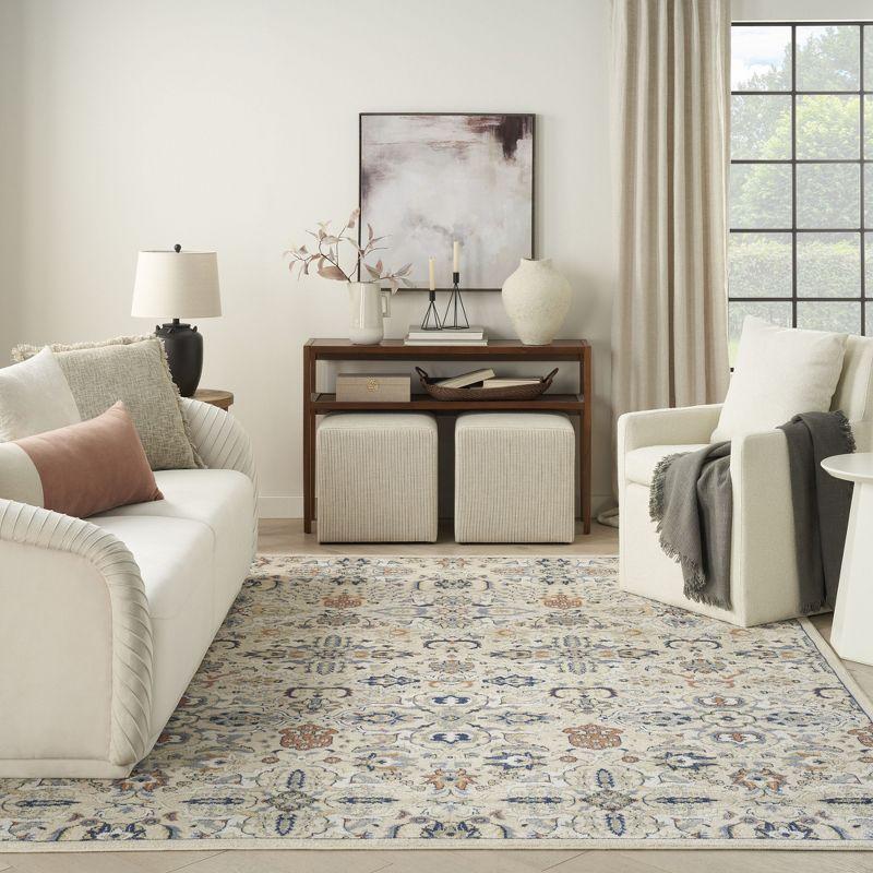 Nourison Allur Boho Indoor Area Rug Beige 9'x12'