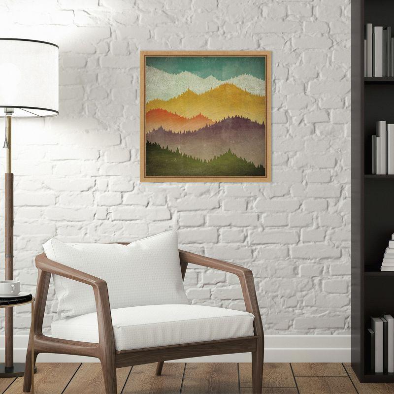 Amanti Art Mountain View by Ryan Fowler Framed Canvas Wall Art