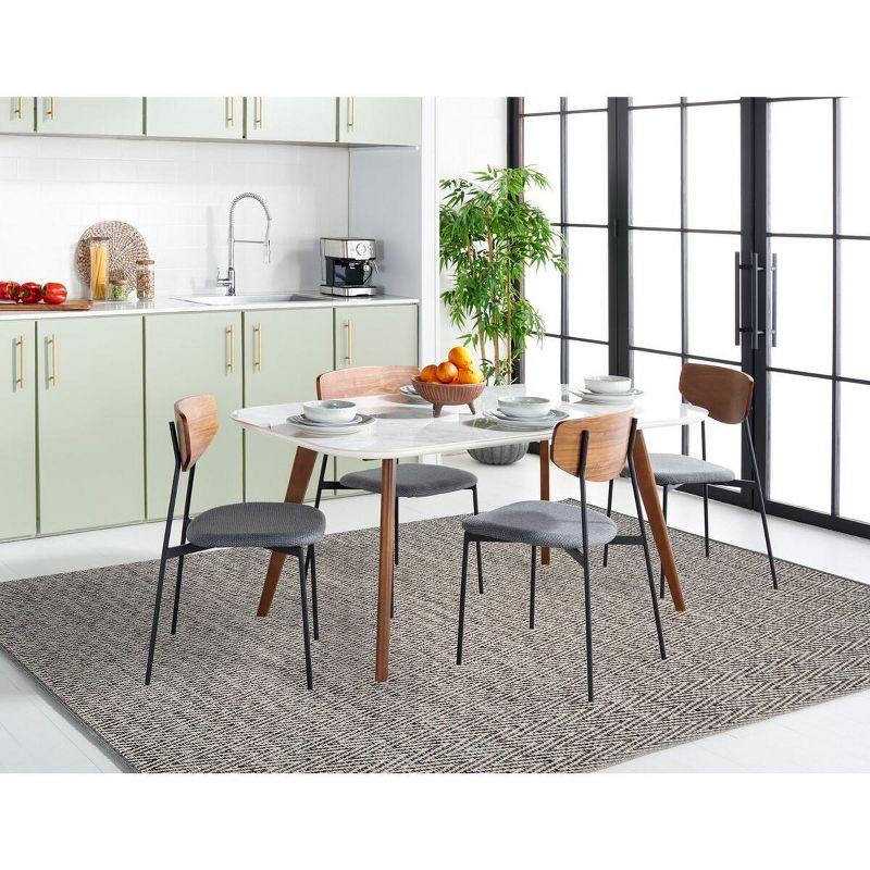 Montauk MTK411 Hand Woven Indoor Area Rug - Ivory/Dark Grey - 8'x10' - Safavieh.