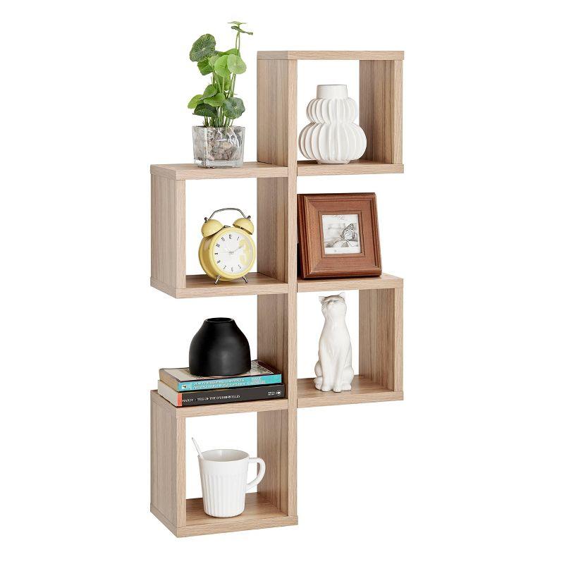 30" x 15.25" Cubby Chessboard Wall Shelf - Danya B.