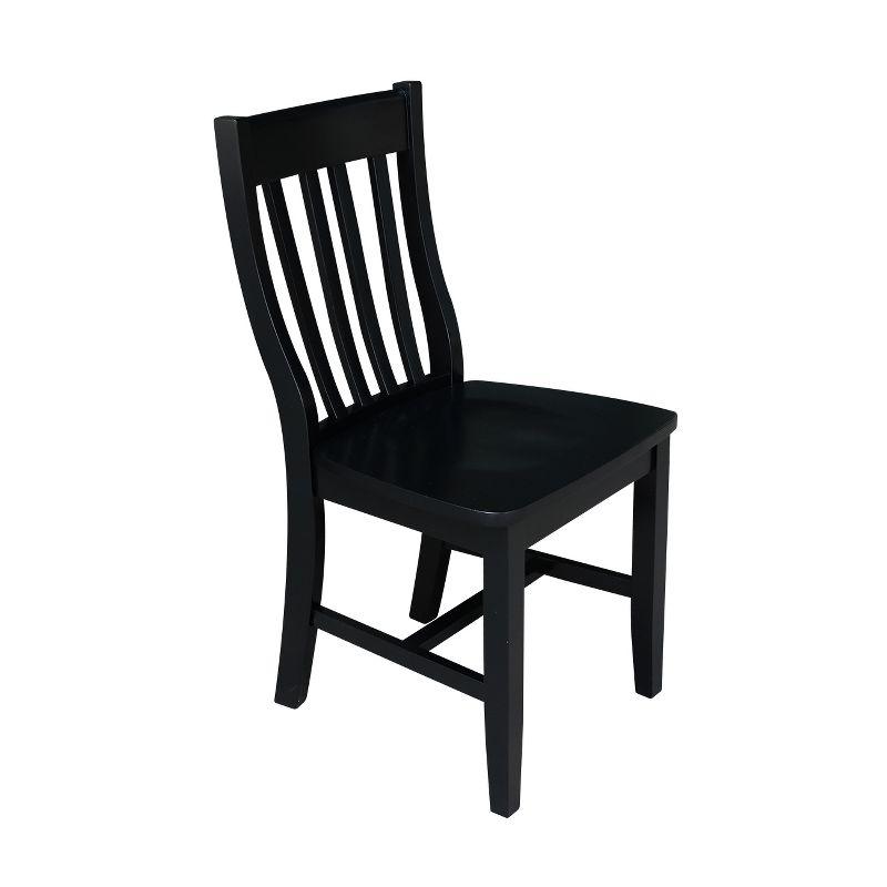 August Grove® Toby 18.5'' H Solid Wood Side Chair (Set of 2)