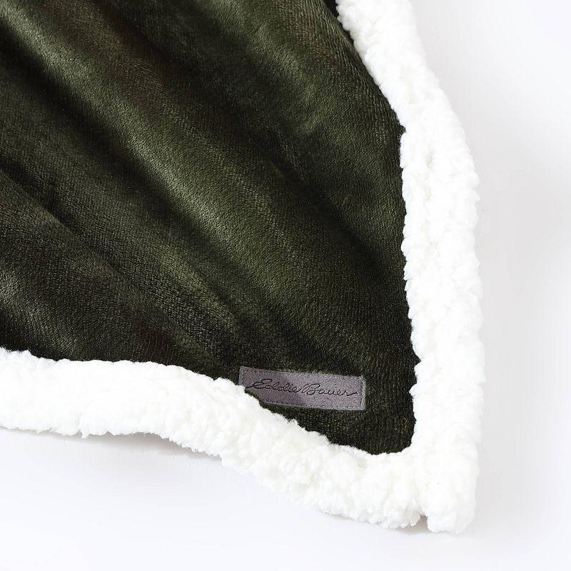 Eddie Bauer Eddie Bauer Printed Plush Fleece/Sherpa Throw Blankets