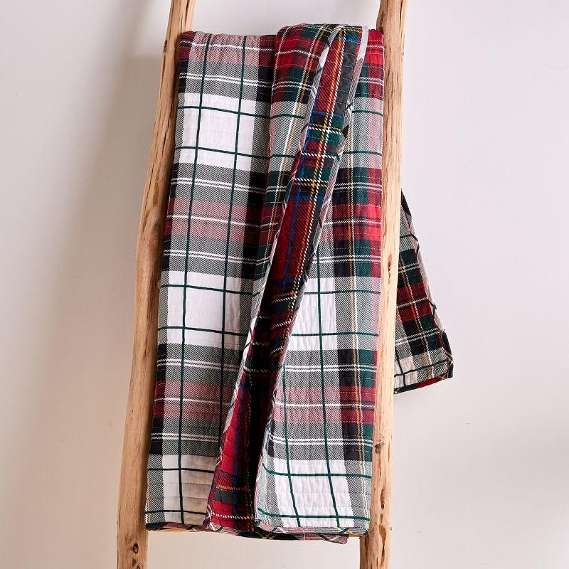 Spencer Plaid Quilted Throw - Levtex Home