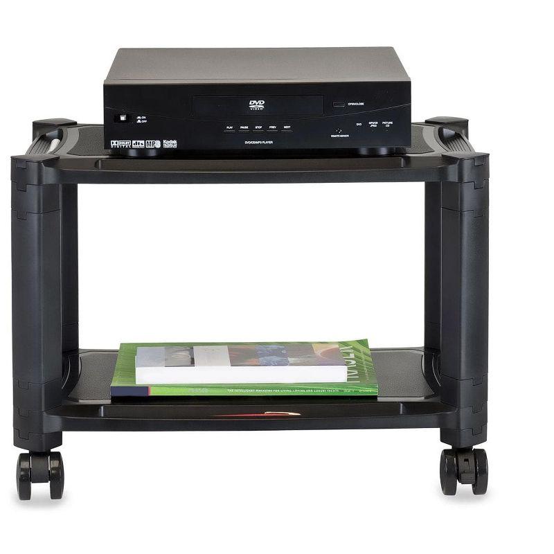 Mount-it Mount-It! Height Adjustable Under Desk Printer Stand with Wheels, Rolling Printer Cart