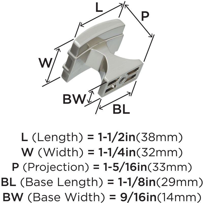 Davenport 1 3/8" Length Rectangle Knob