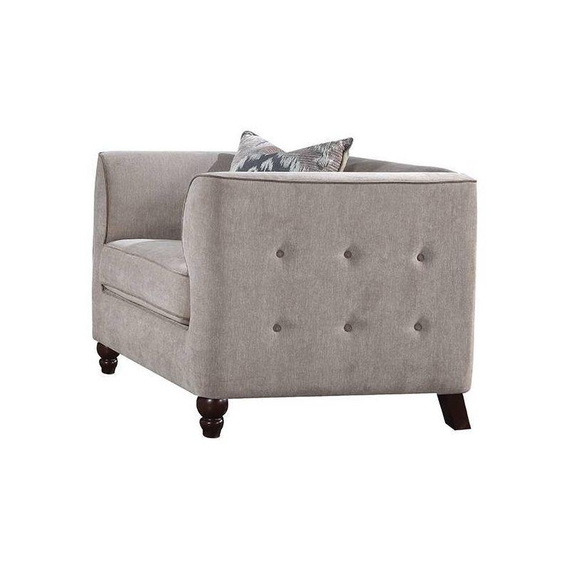 Acme Furniture 36" Cyndi Sofa Tan Velvet