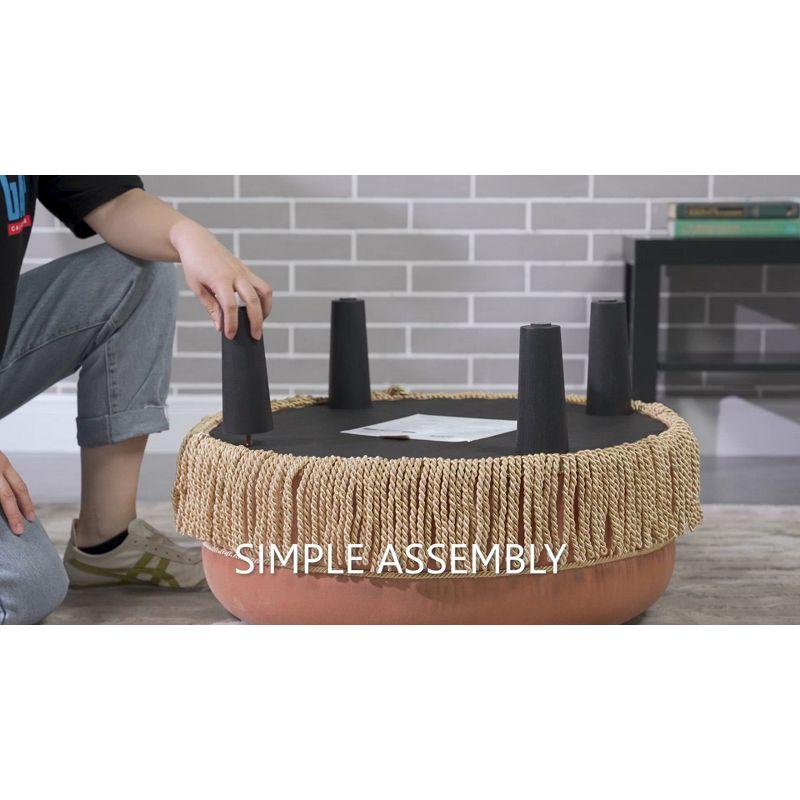 Jalani Upholstered Ottoman