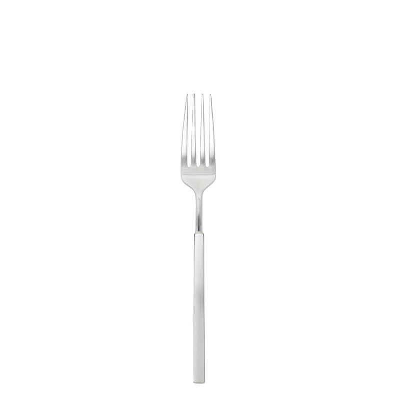 Fortessa Tableware Solutions 5pc Brushed/Mirrored Jaxson Flatware Set: 18/10 Stainless Steel, Dishwasher-Safe, Service for 1