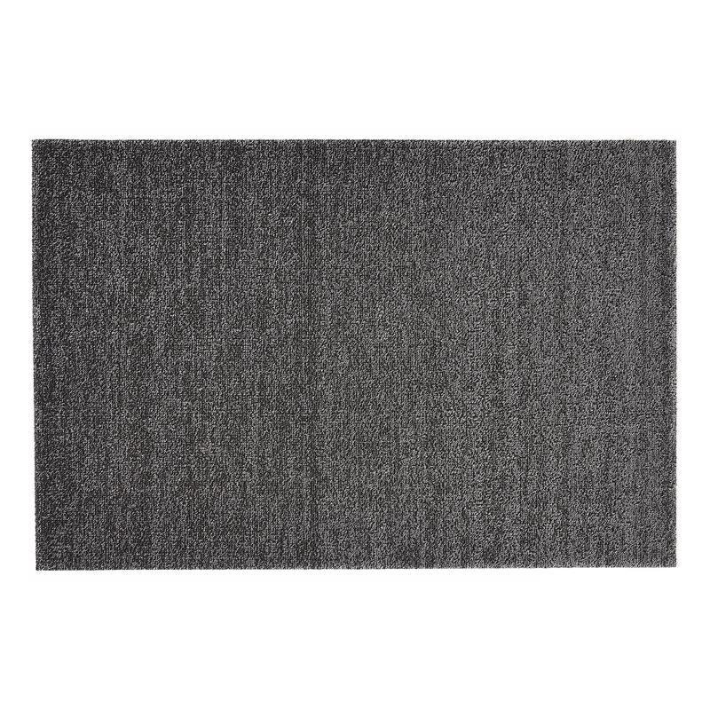 Chilewich Door Mat 18 in. W X 28 in. L Heathered Vinyl, Charcoal/Gray