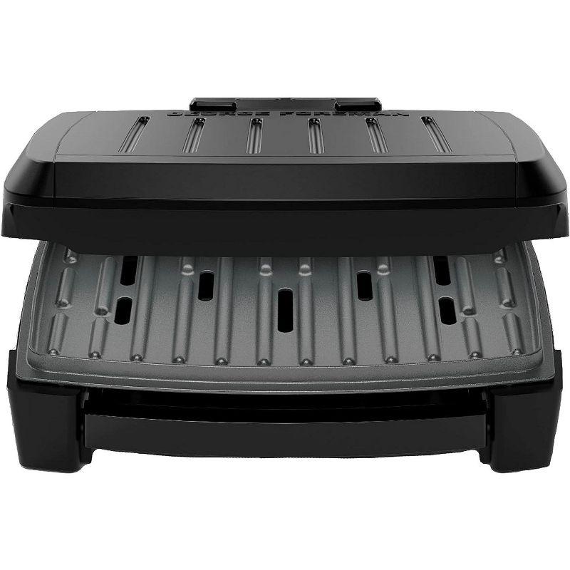 George Foreman George Foreman Contact Submersible Grill, Wash The Entire Grill, 4-serving, Black