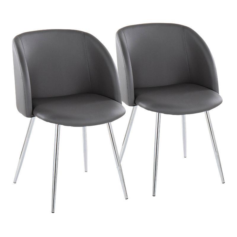 Set of 2 Fran Contemporary Dining Chairs - LumiSource