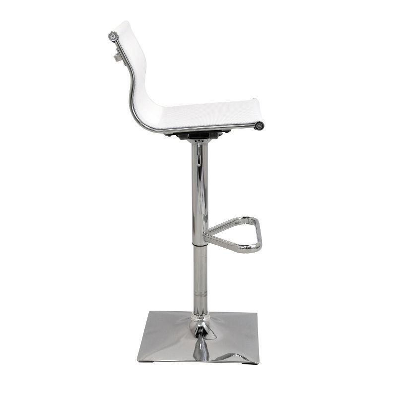 Mirage Contemporary Adjustable Barstool - LumiSource