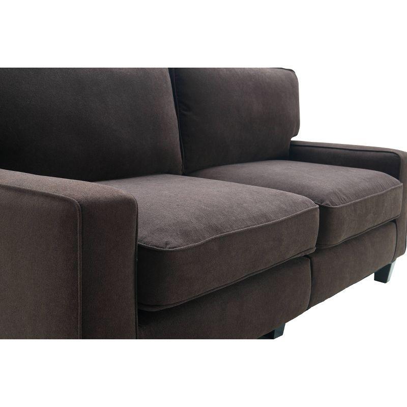 Serta Palisades 78" Track Arm Sofa, Easy Care Fabric, Soft Pillow Back, Pocket Coil Seat Cushions