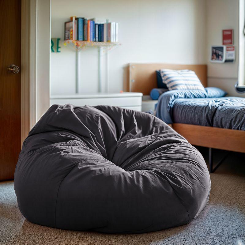 Flash Furniture Oversized Bean Bag Chair for Kids and Adults