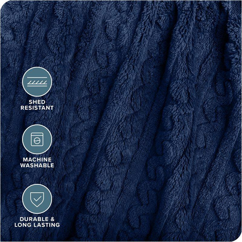 Bare Home Cozy Faux Shearling Blanket