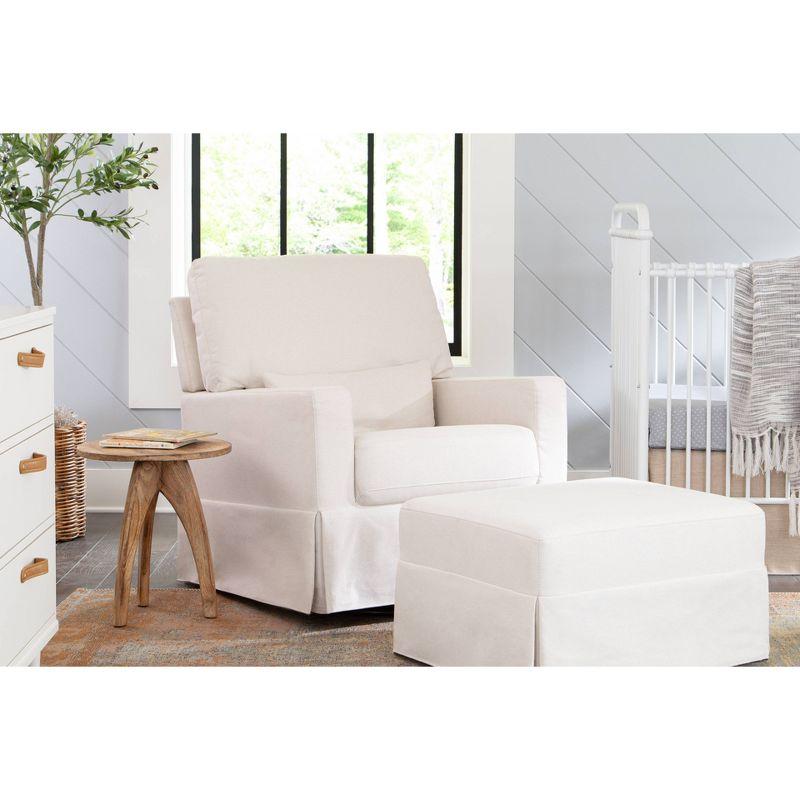 Crawford Upholstered Swivel Glider