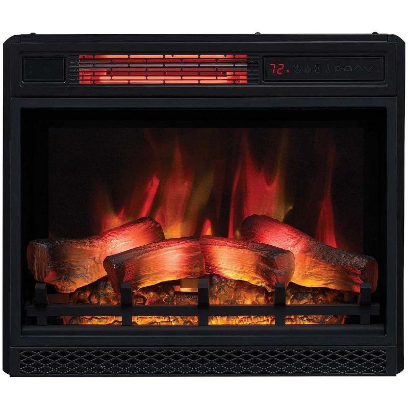 ClassicFlame 3D Spectrafire Plus 28" Infrared Electric Fireplace Insert - Black, 28II042FGL