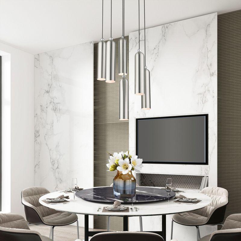 Livex Lighting Ardmore 6 - Light Pendant in  Brushed Nickel