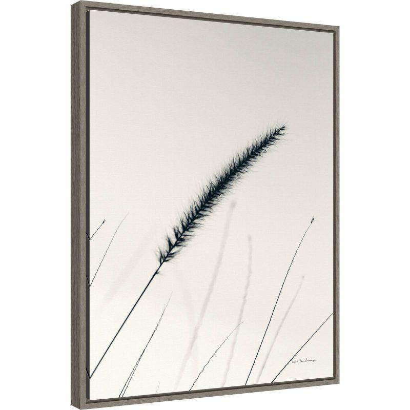 18" x 24" Field Grasses V by Debra Van Swearingen Framed Wall Canvas - Amanti Art: Modern Nature-Inspired Decor