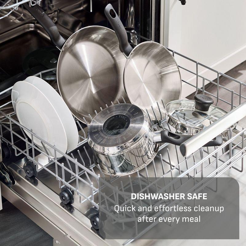 T-fal T-fal Stainless Steel 12 qt. Stockpot with lid