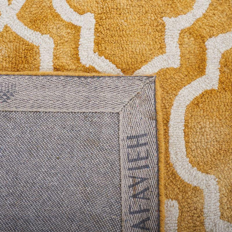 Dip Dye DDY539 Hand Tufted Indoor Area Rug - Gold/Ivory - 9'x12' - Safavieh