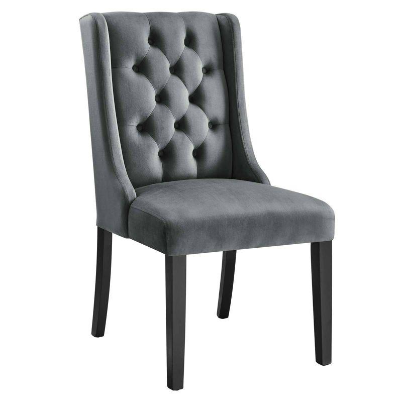 Modway Modway Baronet Performance Velvet Dining Chairs - Set of 2