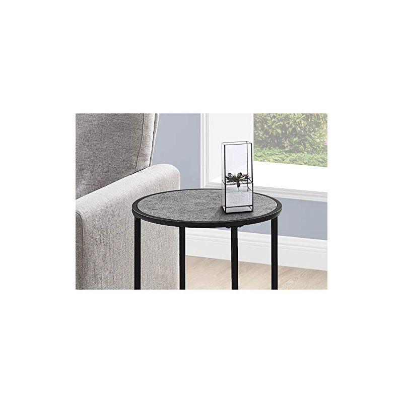 17 Stories Accent Table, Side, Round, End, Nightstand, Lamp, Living Room, Bedroom