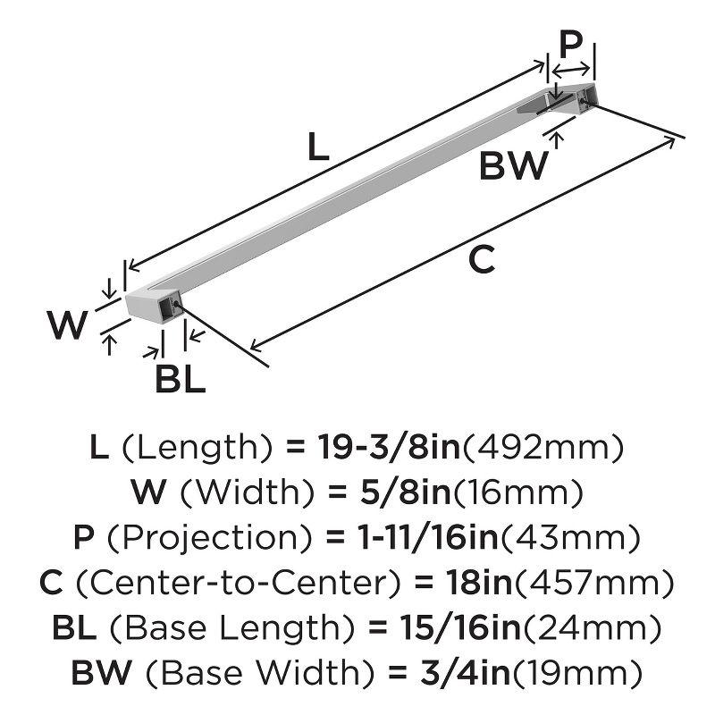 Blackrock 18" Center to Center Appliance Pull