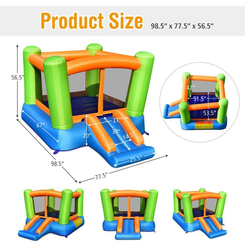 Costway Inflatable Bounce House Kids Jumping Playhouse Indoor & Outdoor Without Blower