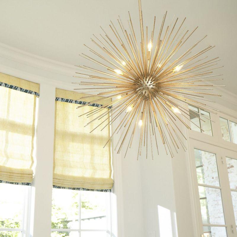 Quorum Lighting ELECTRA 10-Light Pendant, Gold Leaf, 35 Width, 35 Height