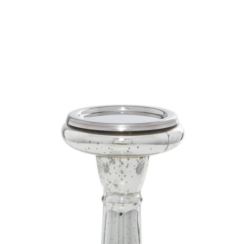 Set of 3 Traditional Glass Candle Holders - Olivia & May