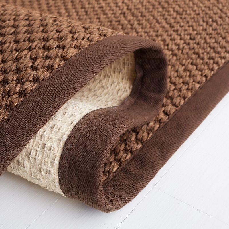 Natural Fiber NF525 Power Loomed Indoor Runner Rug - Chocolate - 2'x8' - Safavieh.