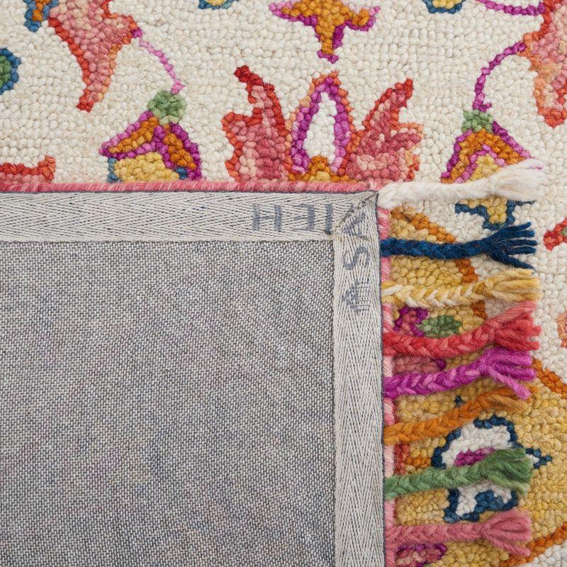 Blossom BLM456 Hand Tufted Runner Rug - Ivory/Multi - 2'3"x6' - Safavieh.