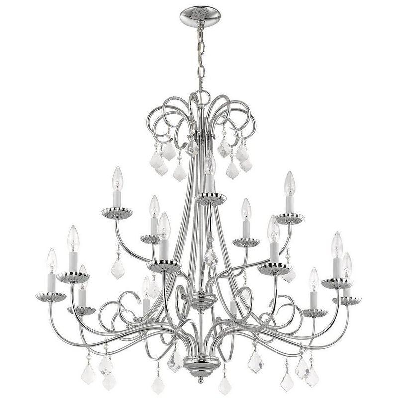 Livex Lighting Daphne 15 - Light Chandelier in  Polished Chrome