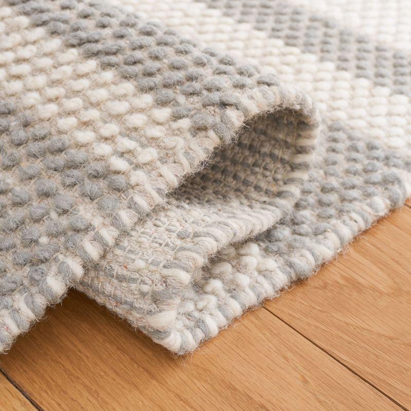 Natura NAT225 Flat Weave Indoor Area Rug - Ivory/Grey - 8'x10' - Safavieh