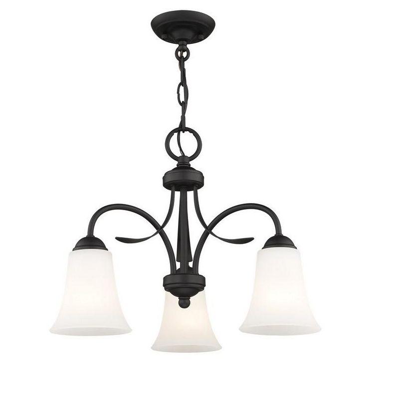 Livex Lighting Ridgedale 3 - Light Flush Mount in  Black