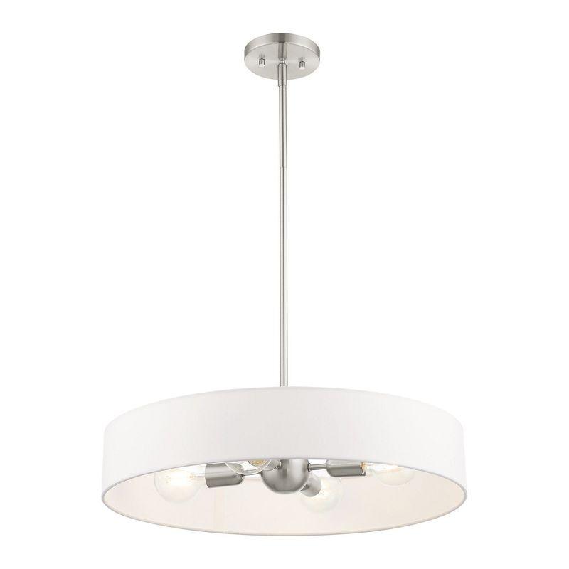 Lighting Lumens 4 - Light Dimmable Drum Chandelier