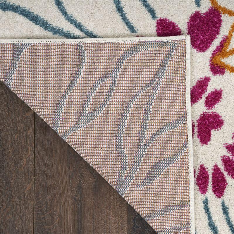 Nourison Passion Bohemian Transitional Floral Indoor Area Rug Ivory/Multi 8' x 10'
