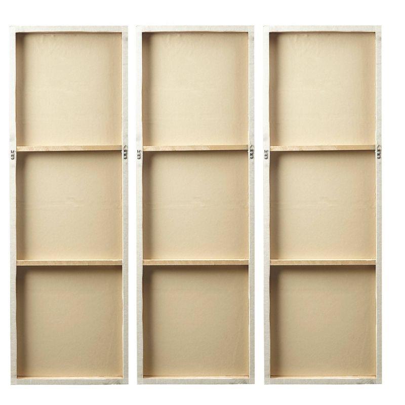 Madison Park Signature Sunburst 3-Piece Hand-Painted Resin Wall Art