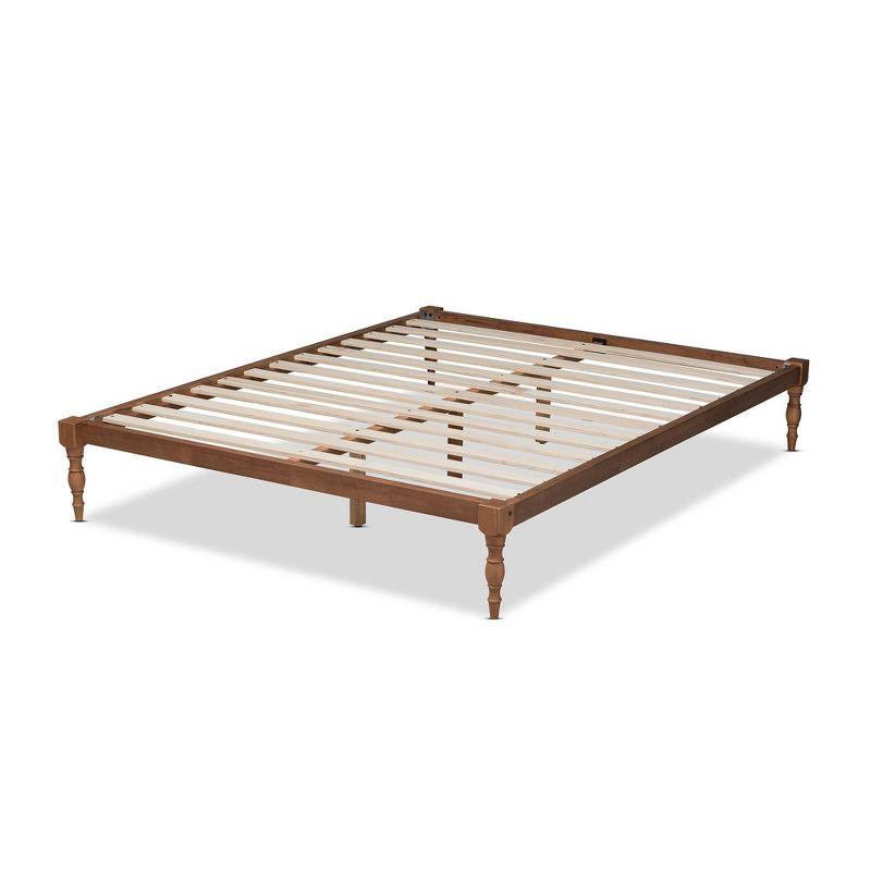 Iseline Finished Wood Platform Bed Frame - Baxton Studio