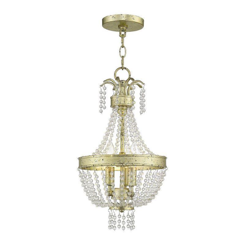 Livex Lighting Valentina 3 - Light Chandelier in  Winter Gold