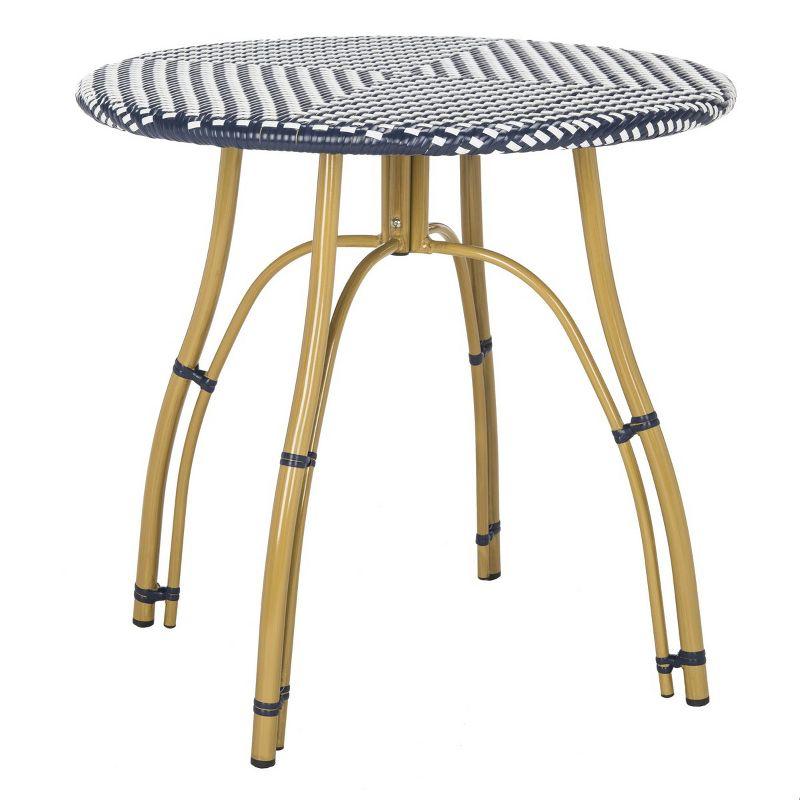 Kylie Rattan Bistro Table  - Safavieh