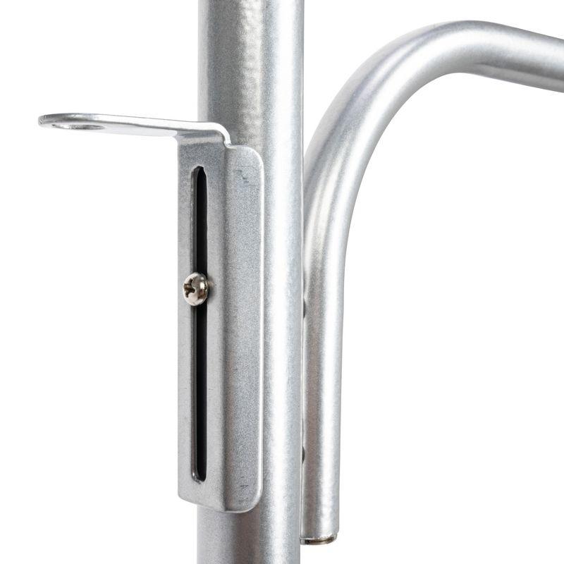 Hinge-It Clutterbuster Family Towel Bar, Silver