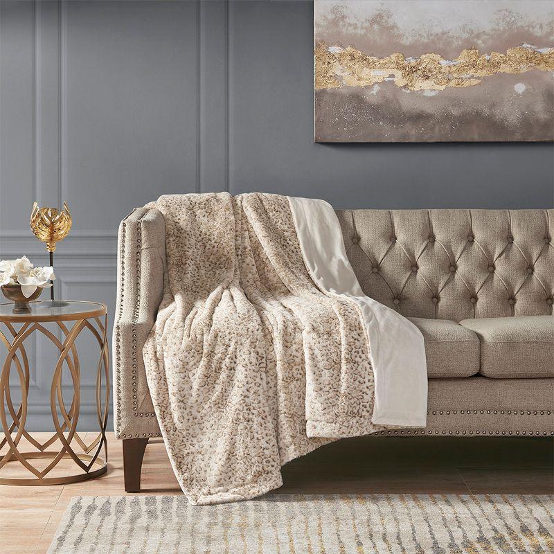 Madison Park Zuri Oversized Faux Fur
